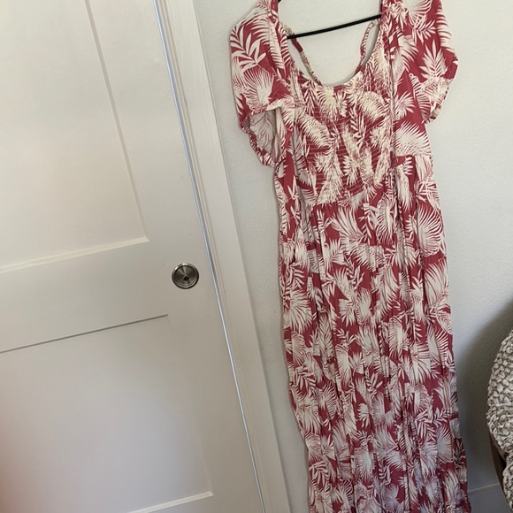 torrid Dresses & Skirts - Torrid Red and White Ruffled Tiered Maxi Sundress